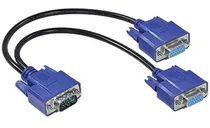 Comprar 4 Cabo Y Duplicador 1 Vga X 2 Vga Seu Pc Em 2 Monitores