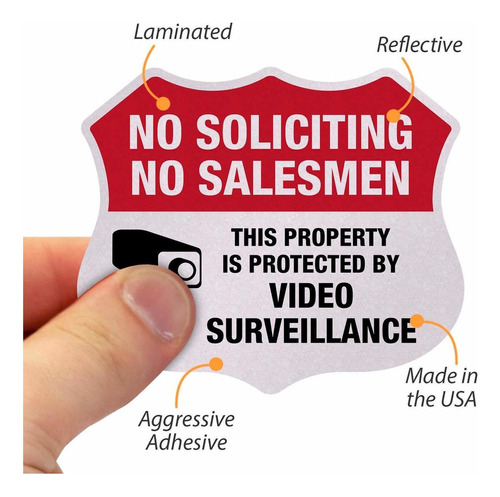 No Soliciting, No Salesman - Propiedad Protegida Por La Vigi