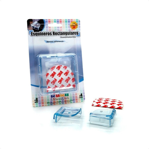 Imagen 3 de 3 de Esquineros Rectangulares Transparentes De Silicona