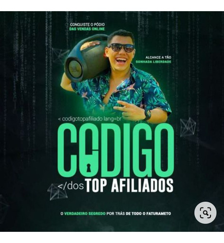 Imagem 1 de 2 de Código Dos Top Afiliados Cta