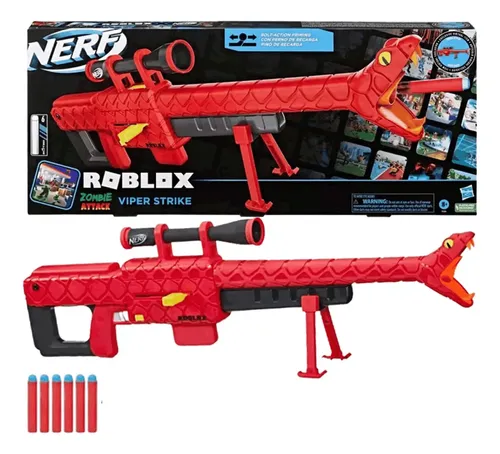 Lançador De Dardos Nerf Roblox Zombie Attack Viper Strike