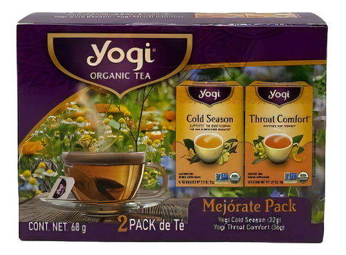 Yogi Tea - Mejorate Pack - Cold Season/throat Comfort
