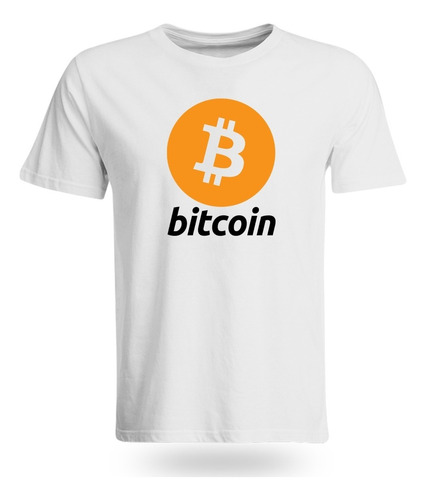 Camiseta Logo Bitcoin Unisex Adultos