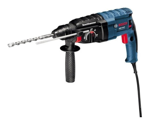 Imagen 2 de 3 de Rotomartillo electroneumático Bosch Professional GBH 2-24 D azul con 820W de potencia 220V