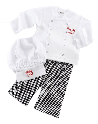 Disfraz Para Niños Chef Talla 6-12 Meses Halloween