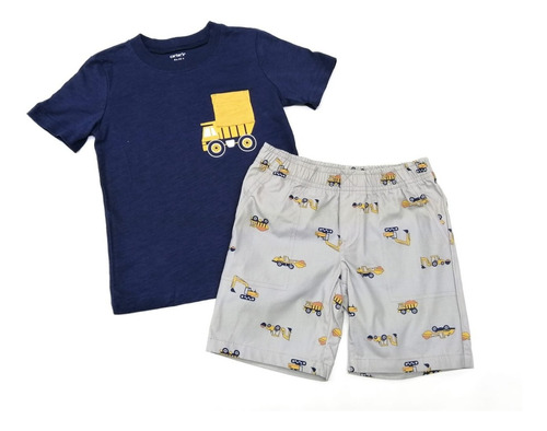 Conjunto Short Carters Bebé Niño #6-24 Meses 1k380110 H