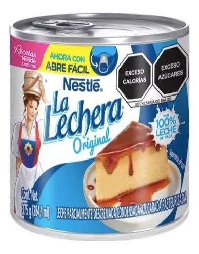 Leche Condensada La Lechera Nestle Lata 375g De 8