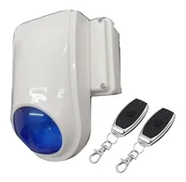 Comprar Sirena Alarma Boton De Panico Contra Panico Inalambrica Luz