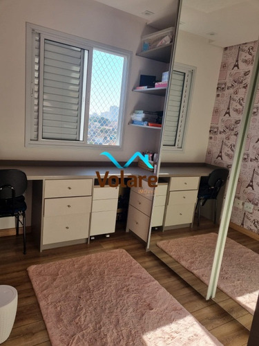 Imagem 16 de 28 de Apartamento Rico Em Armários Panejados Em Todos Os Ambientes Com 2 Vagas De Garagem E Sacada Gourmet! - 2885 - 70431832