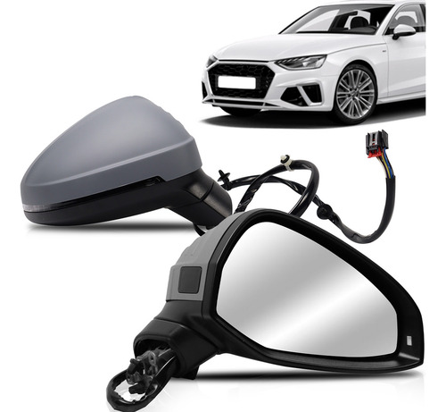 Retrovisor Audi A4 21 22 23 24 Com Aquecedor Com Pisca