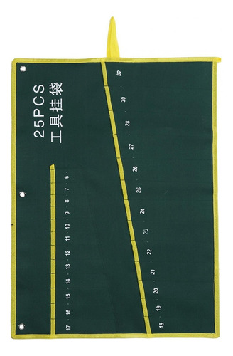 1 Unidad Estuche Enrollable De Lona Para Guardar Llaves,