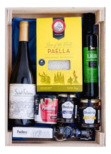 Box Paella Premium Saint Felicien Chardonnay - Regalos 