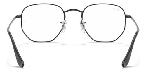 Armação - Ray-ban - Hexagonal - Rb6448l 2509 51 Cor Preto