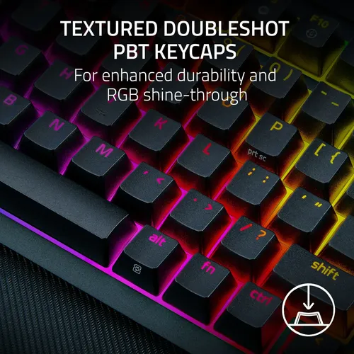 Teclado Gamer Razer Blackwidow V4 Pro 75% Wireless Preto Preto