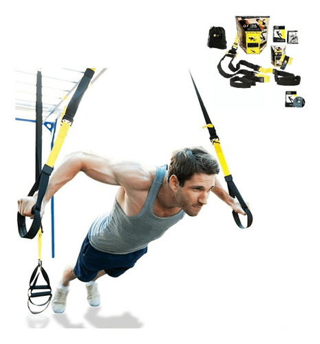 Kit Profesional Trx Bandas De Suspensión Funcional Crossfit