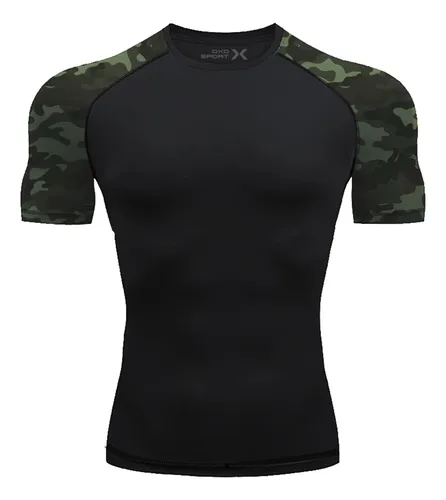 Camiseta licrada manga larga best sale
