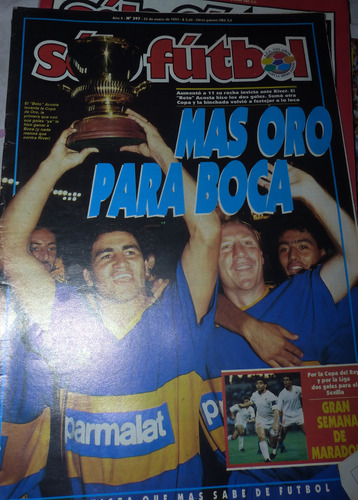 Revista Solo Futbol Mas Oro Para Boca 1993