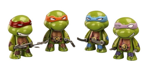 Pack Figuras Decorativas Tortugas Ninjas
