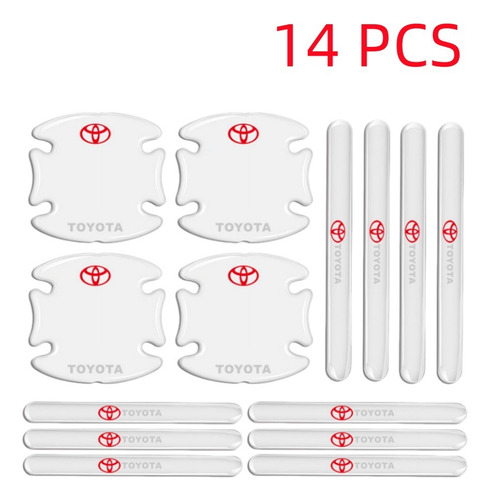 Toyota Protector Contra Rayones Para Manija Puerta14 Piezas