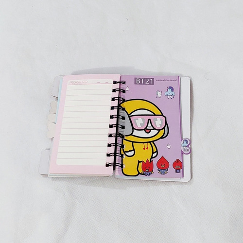 Set 3 Mini Libretas Bt21*bts Kpop Army Papelería Kawaii