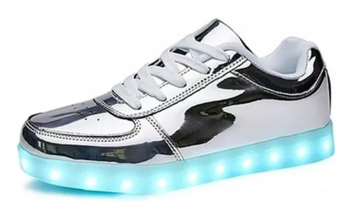 Nuevo Zapato De Luz Led Deportivo Luminoso De Carga Usb