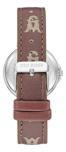 Steve Madden Reloj Con Correa Estampada Con Logo Para Mujer