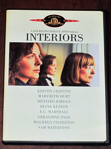 Woody Allen Interiors Película Dvd Importado Usa