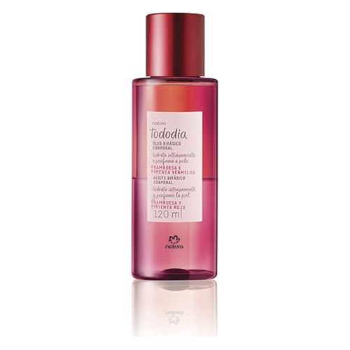 Aceite Bifásico Corporal Tododia Frambuesa Y Pimienta Rosa