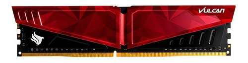 Memória RAM T-Force Vulcan Pichau color vermelho  8GB 1 Team Group TLPRD48G2666HC18H01