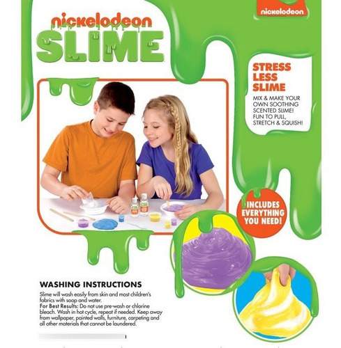 Imagen 3 de 8 de Slime Nickeloeon Con 3 Fragancias Kit Para Hacerlo Tu Mismo