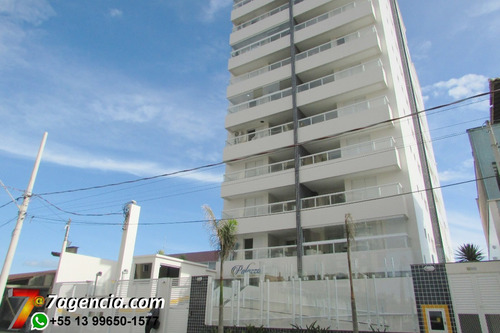 Imagem 1 de 14 de Ch209 Apto Frente Pro Mar No Centro 2 Dorms 1 Suite 1 Vaga