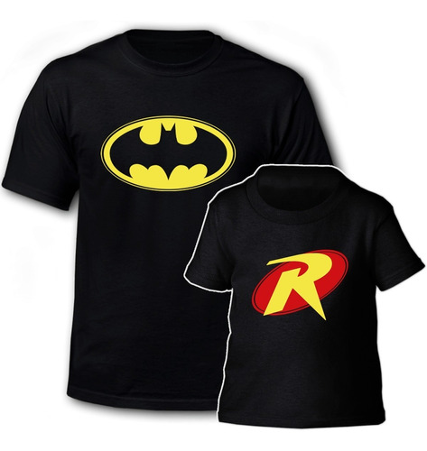 Polera Hombre - Día Del Padre Batman/robin