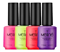 Comprar 4 Esmaltes Semipermanentes Gel Uv\u002Fled Meliné