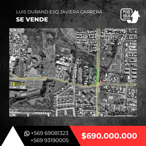 Se Vende Sitio De Esquina Avda Luis Durand Con Jav Carrera