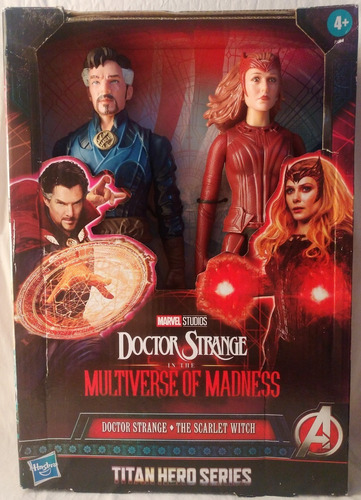 Marvel Dr Strange Y Bruja Escarlata Muñecos 30cm Oferta
