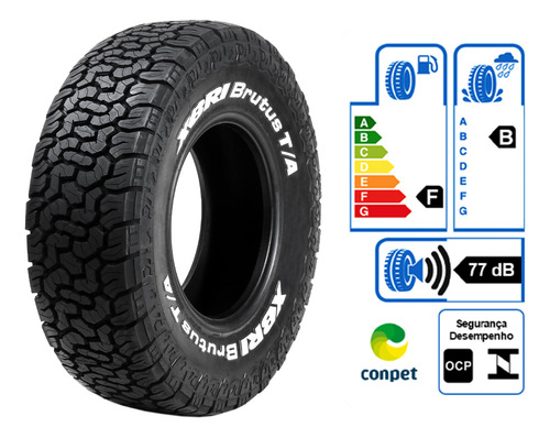 Kit 2 Pneus Aro 16 Brutus Xbri A/t 265/75r16 Lt123/120r 10pr