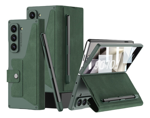 Adecuado Para Samsung Zfold6 Carcasa Película Todo En Uno