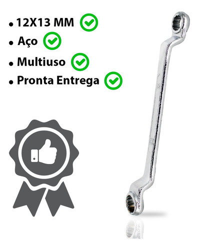 Imagem 6 de 6 de Chave Estrela 12x13mm Uso Residencial Original 123útil