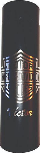 Termo Digital Cn Logo Grabado A Laser Harley Davidson+nombre