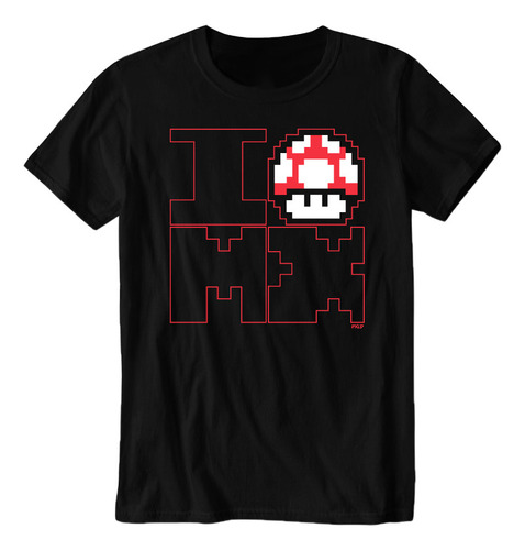 Pxld I Grow Up Mx - Playera Mario Bros Pixel Art Nintendo -
