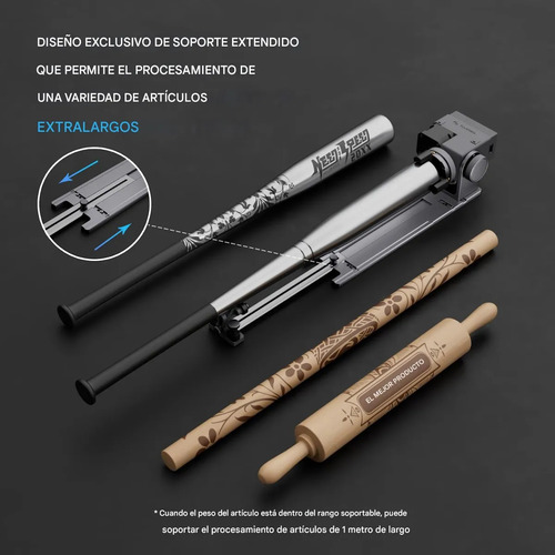 Máquina De Grabado Láser Atomstack A10 V2 Pro 10w+r8 Rodillo