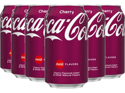 Coca-cola Cherry (cereja) U.s.a 355ml (6 Latas) Kit