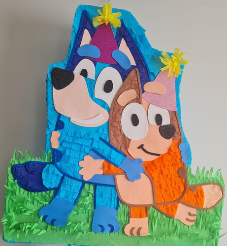 Piñata Bluey Y Bingo