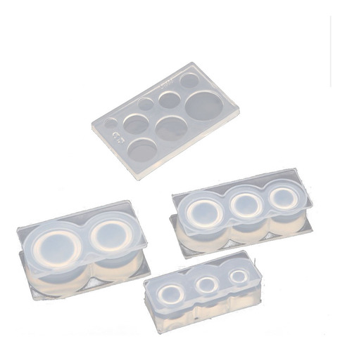 Moldes De Silicona Estéreo Con Forma De Esfera Hueca Para Fu