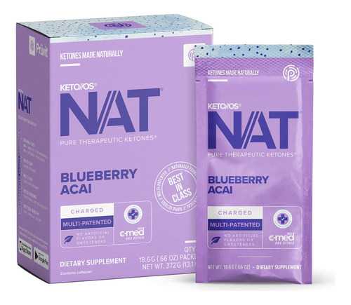 Prüvit Keto//os Nat® Blueberry Acai Keto Suplementos  .