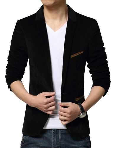 Blazers Para Hombre, Traje Formal De Terciopelo, Informal, D