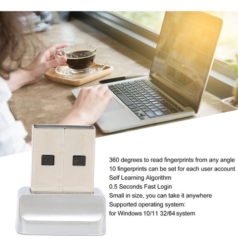 Lector Huella Digital Mini Usb Biométrico Windows 10