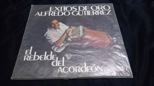 Exitos De Oro Alfredo Gutierrez Lp Vinilo Vallenato Cumbia