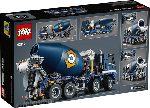Lego Technic Concrete Mixer Truck 42112 Building Kit, A Los