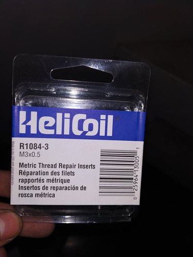 12 Insertos Para Reparación Roscas M3x0.5 L Helicoil